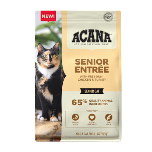 Acana Senior Entrée with Free-Run Chicken & Turkey Dry Cat Food