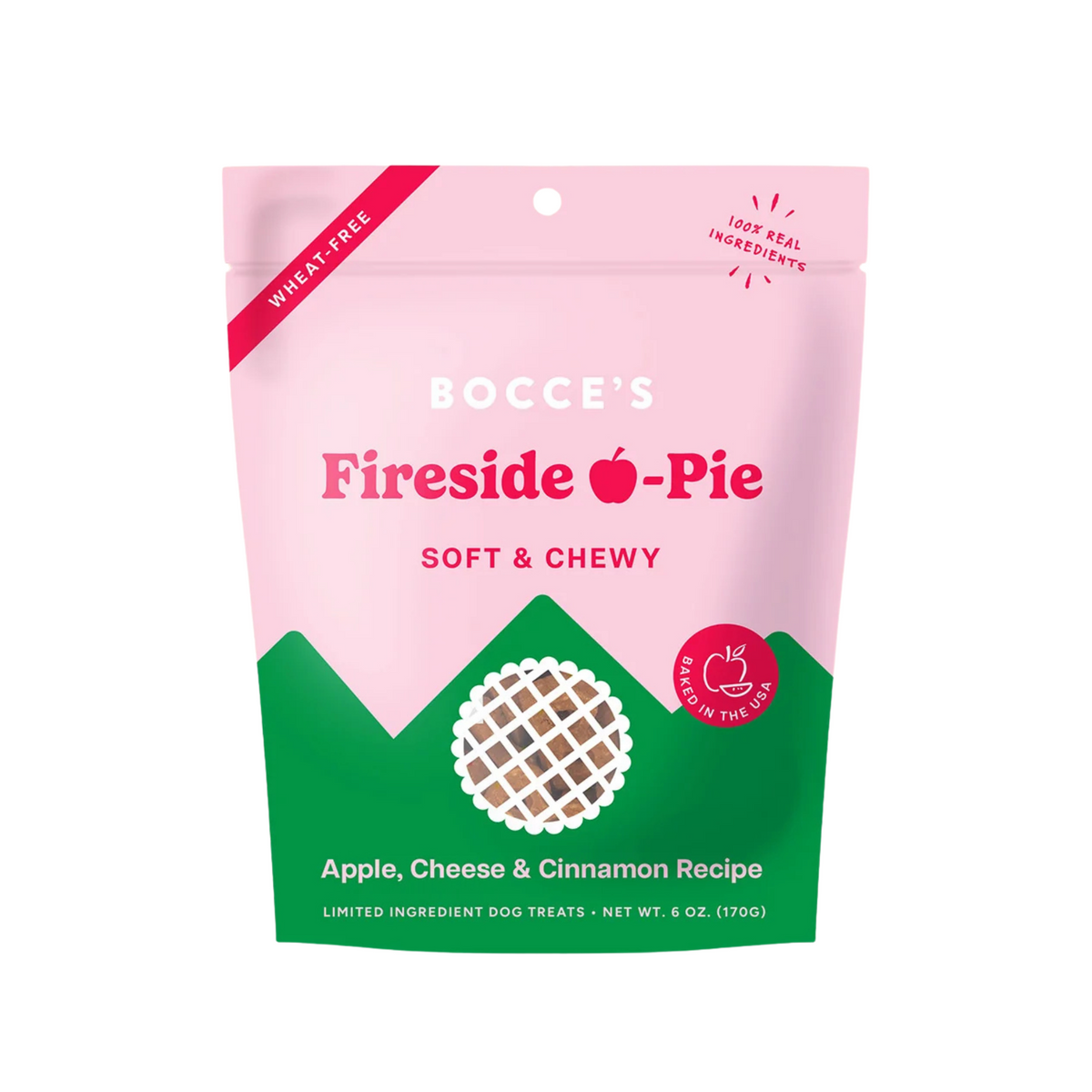 Bocce Fireside Apple Pie Soft & Chewy Dog Treats 6 oz