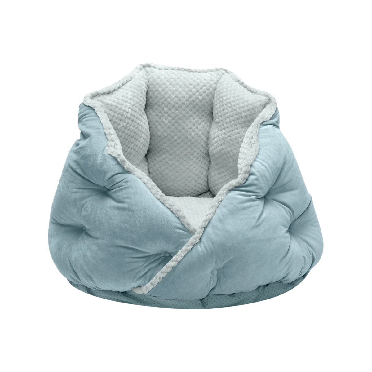Furhaven Calming Hug Bolster Pet Bed, 18 x 18 in