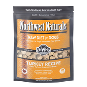 Northwest Naturals Frozen Raw Diet for Dogs- Turkey Nuggets Recipe 6 lb
