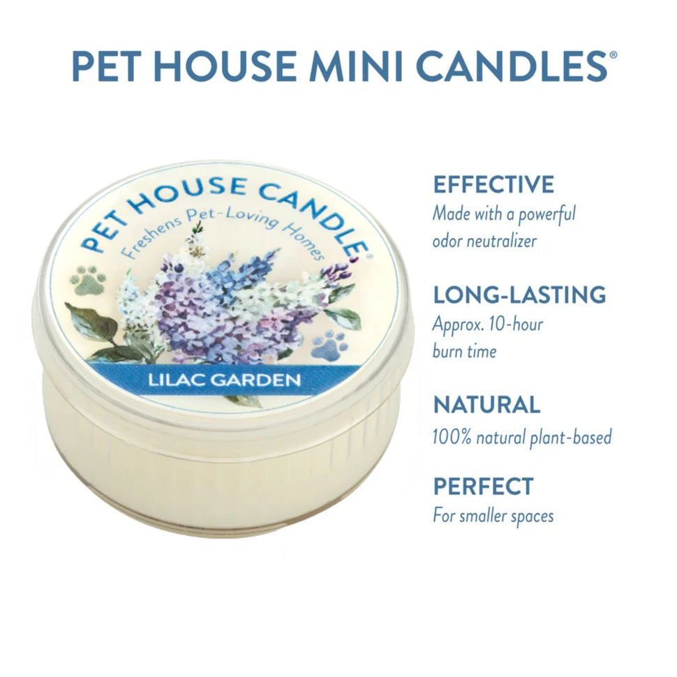 Pet House Lilac Garden Mini Candle 1.5 oz