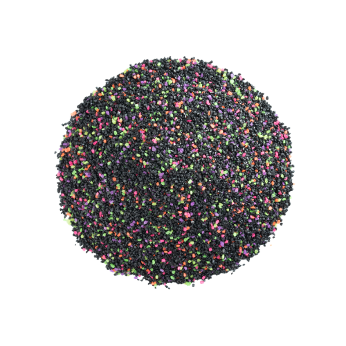 Tetra GloFish Black Aquarium Sand with Highlights 5 lb