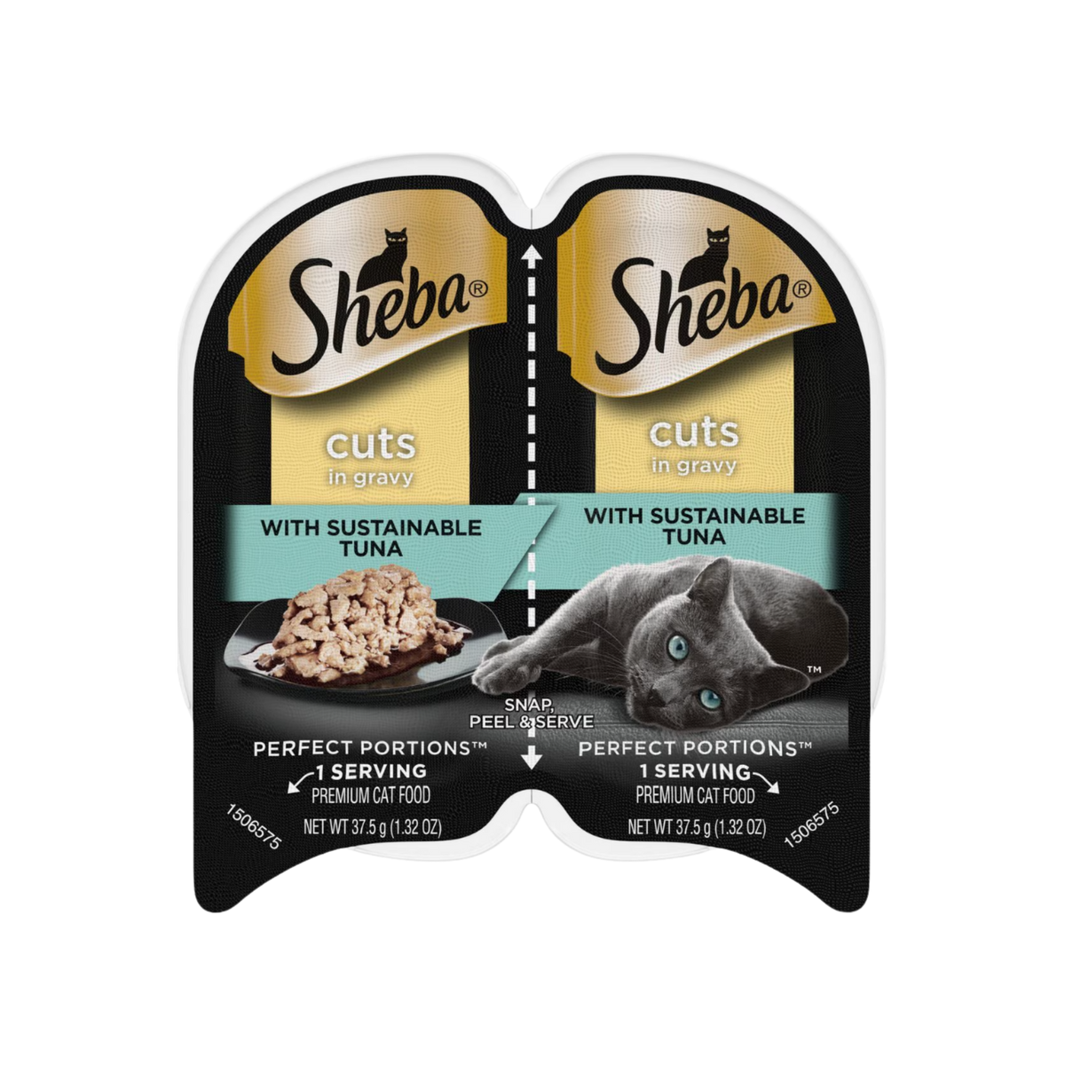 SHEBA Perfect Portions Grain-Free Sustainable Tuna Cuts in Gravy Adult Wet Cat Food