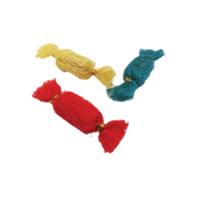 A&E Loofah Candies Small Animal Chew Toy, Assorted each