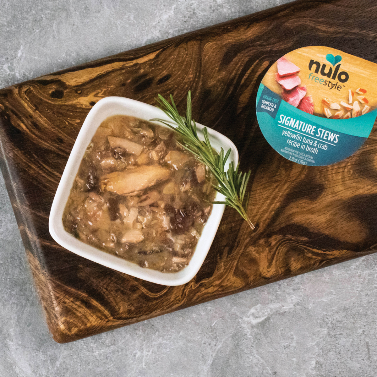 NULO FreeStyle Signature Stews YellowFin Tuna & Crab Wet Cat Food