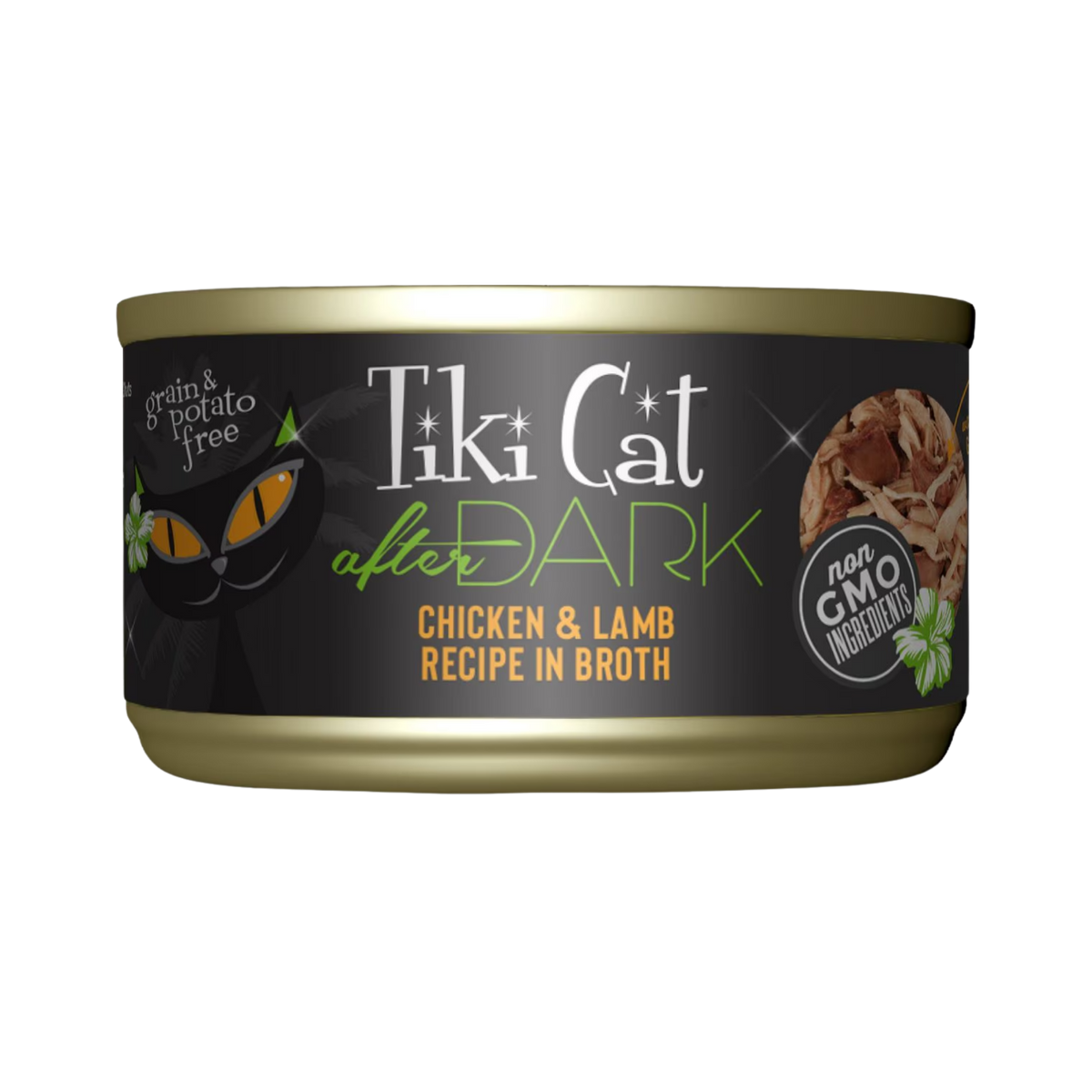 TIKI CAT After Dark Chicken & Lamb in Broth Canned Cat Food