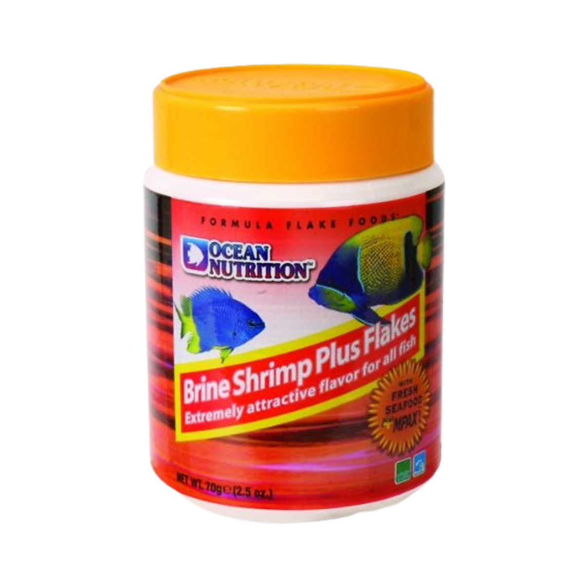 Ocean Nutrition Brine Shrimp Plus Flake Food 1.2 oz