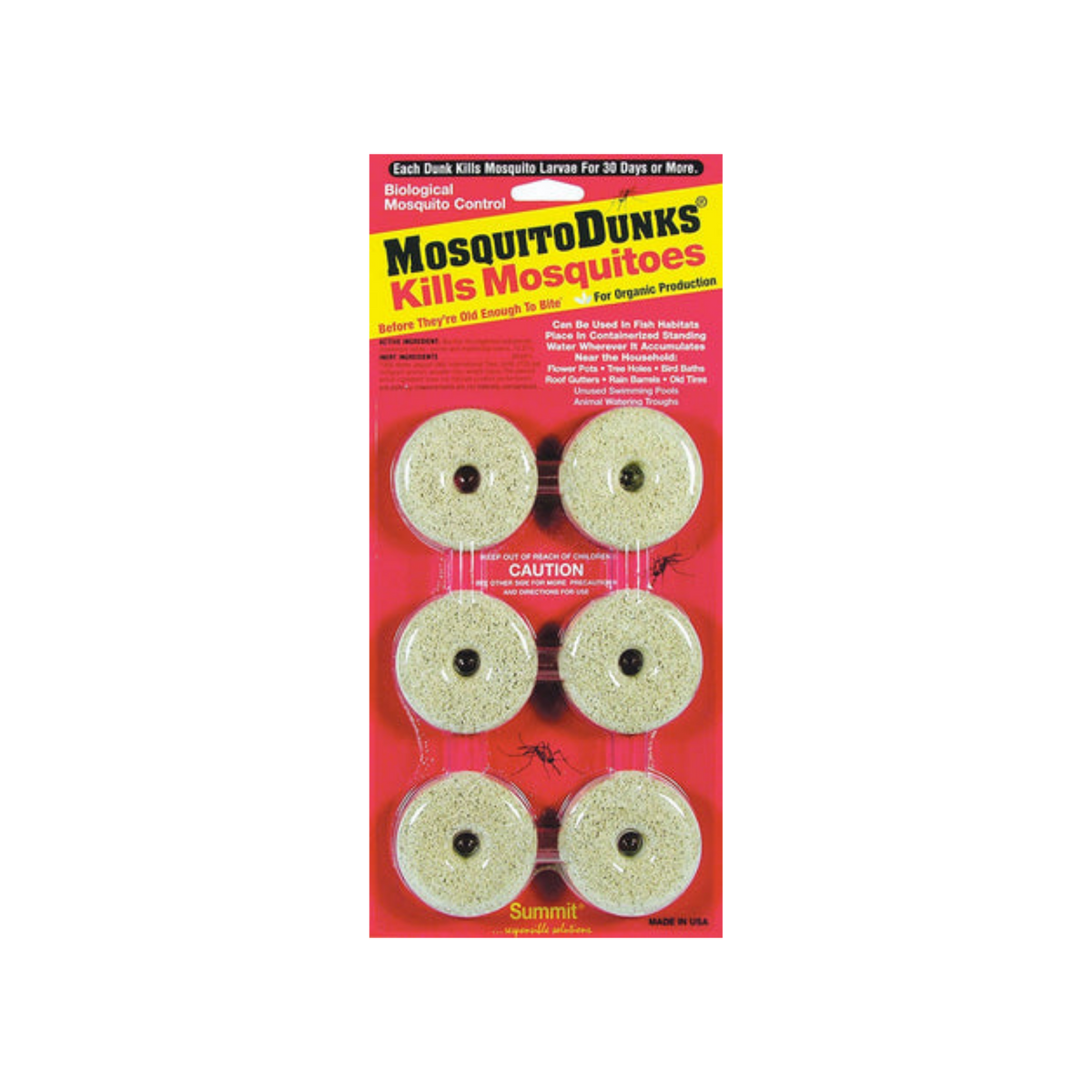 Summit Mosquito Dunks 6 pk