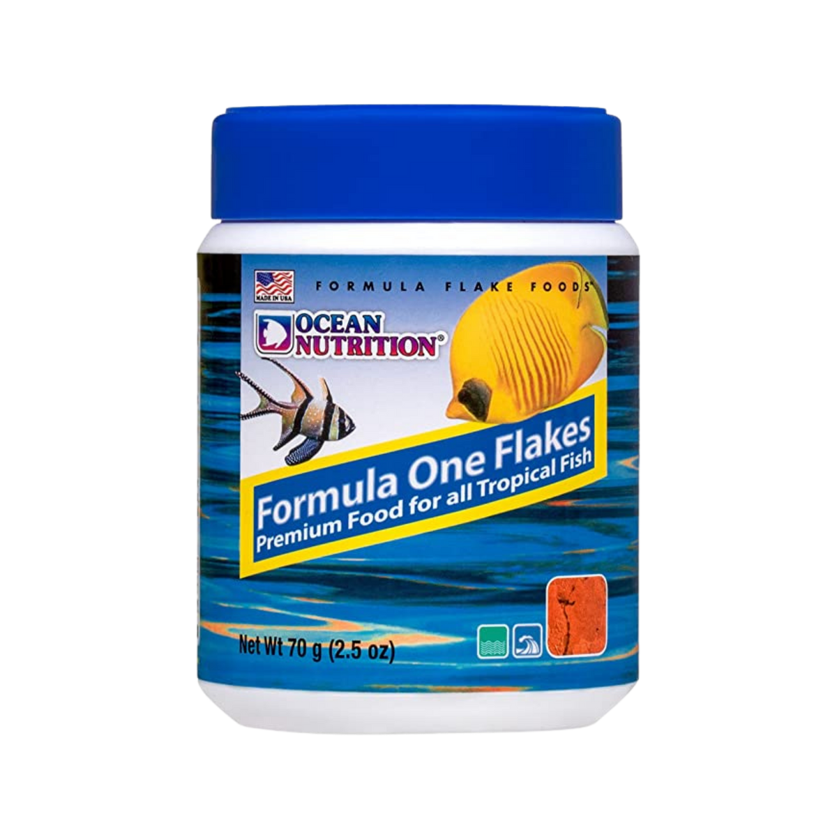 Ocean Nutrition Formula 1 Tropical Flake Food 2.5 oz