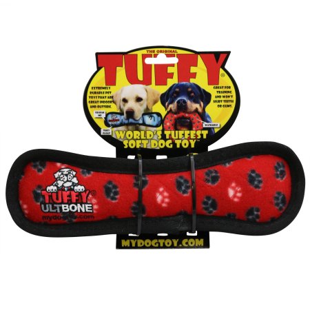 Tuffy's Ultimate Bone Durable Plush Dog Toy 9.5 in