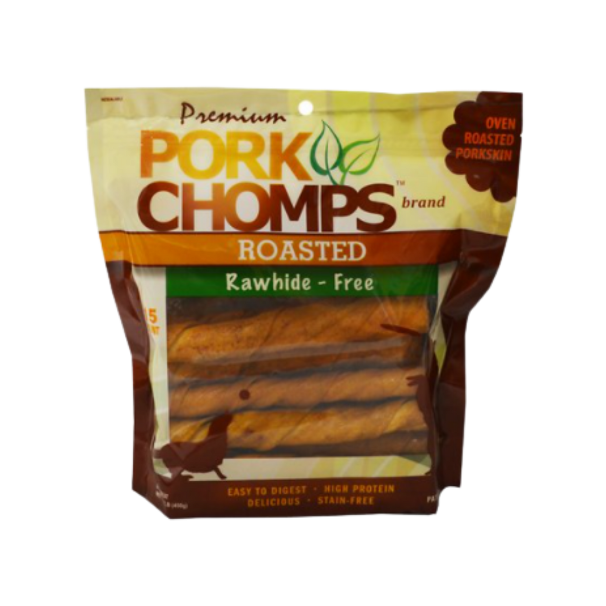 Scott Pet Pork Chomps Roasted Pork Twists Rawhide-Free Dog Chews