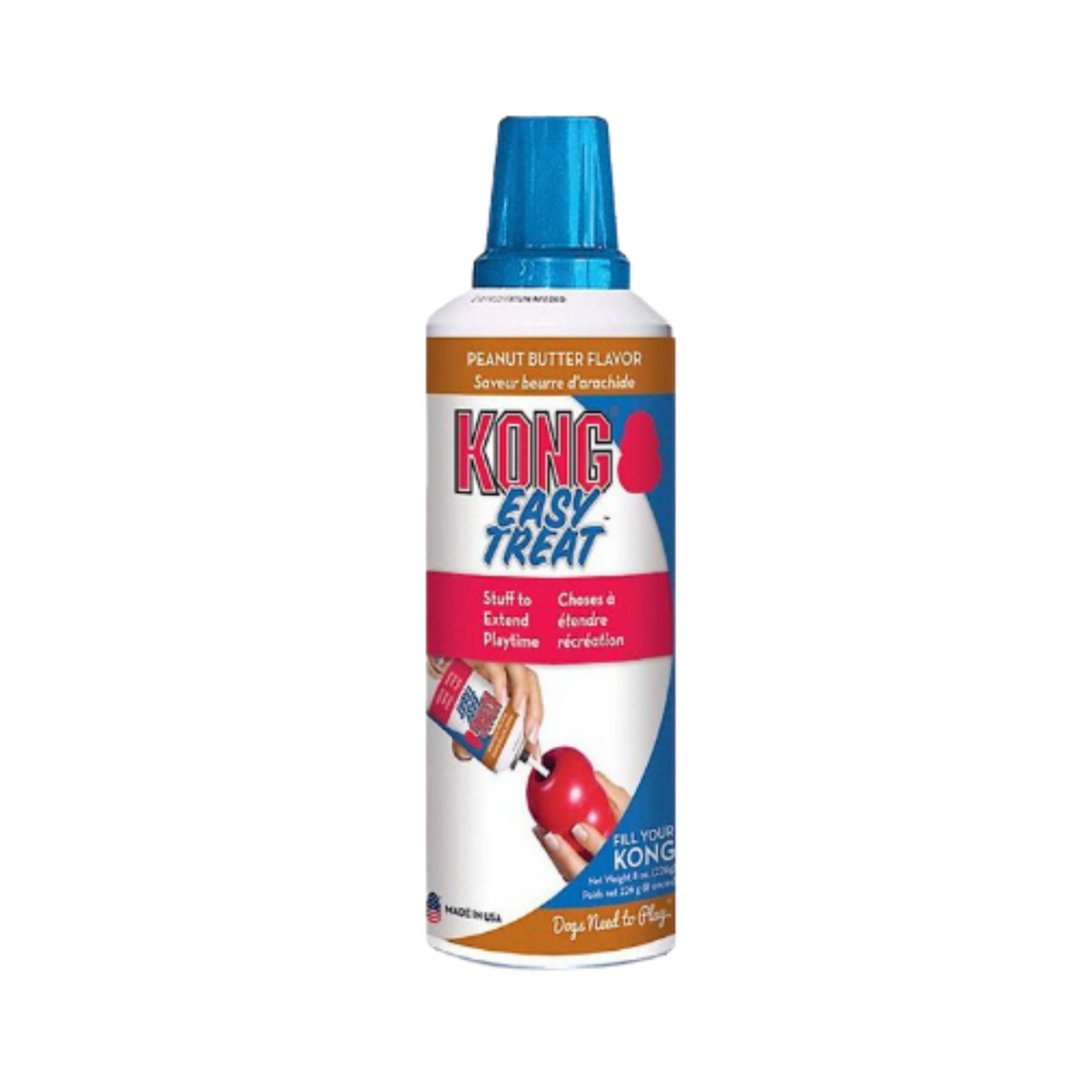 Kong Easy Treat Peanut Flavor Dog Treat 8 oz