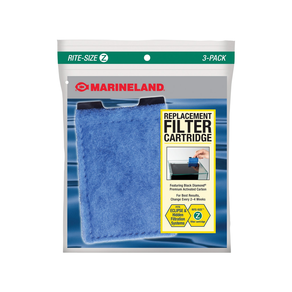 Marineland Rite-Size Cartridge, Size Z 3 pk