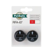 Petsafe 6 Volt Lithium Battery, Model Rfa-67D-11 2 pk