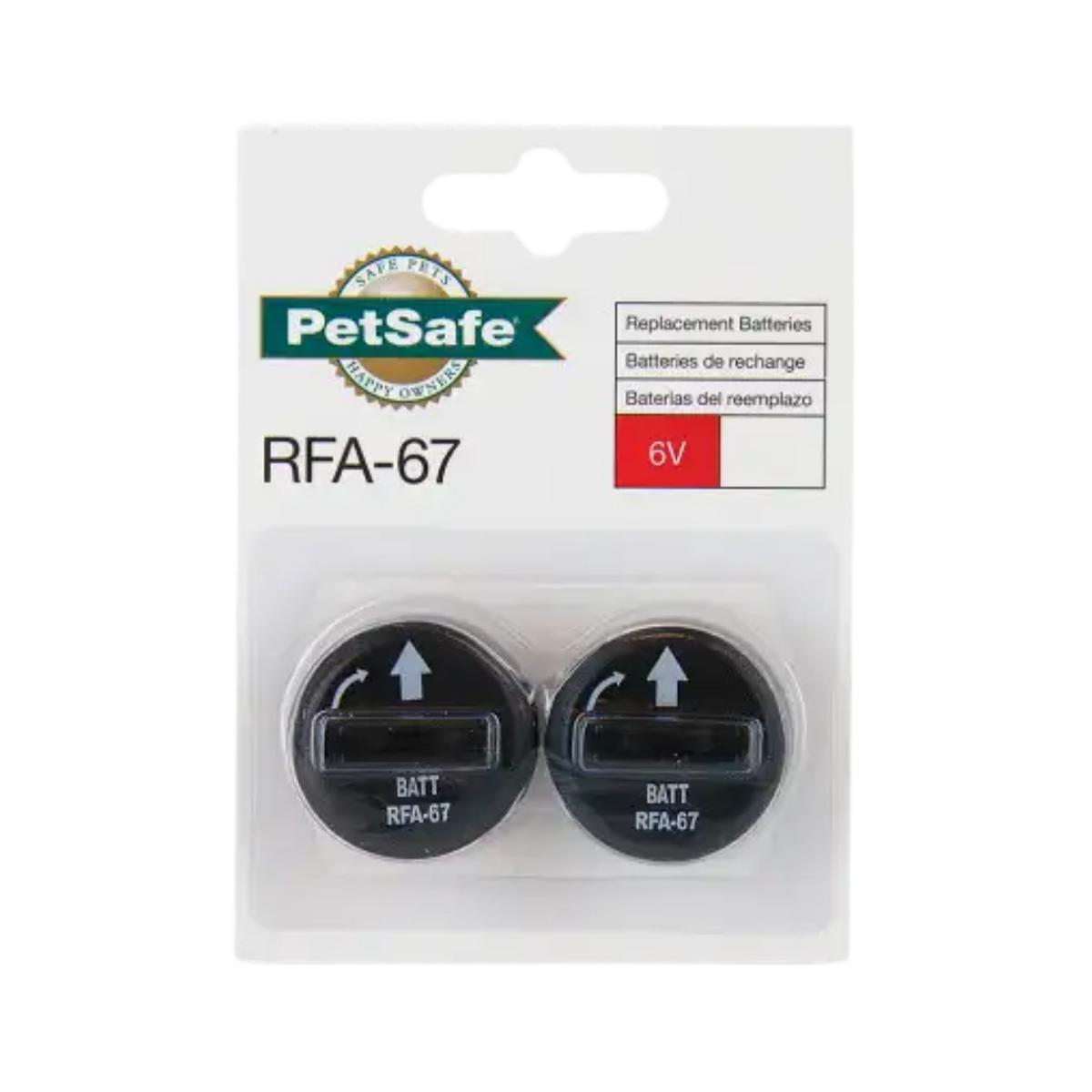 Petsafe 6 Volt Lithium Battery, Model Rfa-67D-11 2 pk