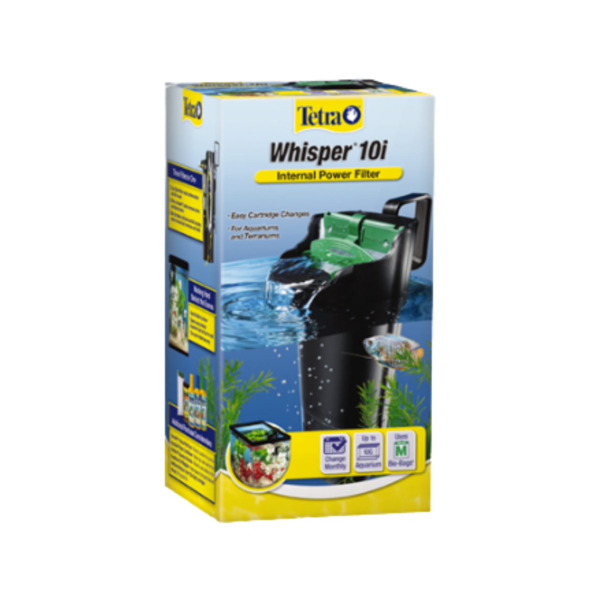 Tetra Whisper 10i Internal Aquarium Power Filter 10 gal