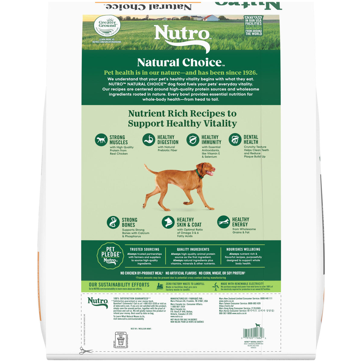 Nutro Natural Choice Adult Chicken & Brown Rice Recipe Dry Dog Food