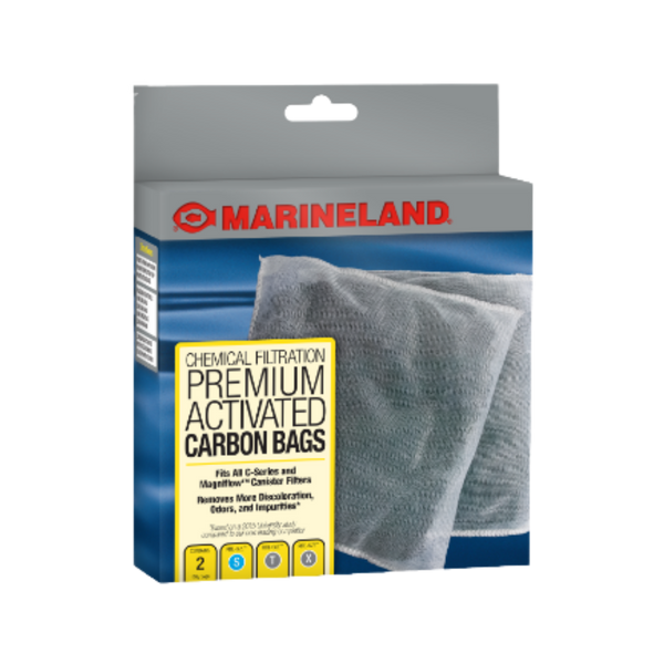 Marineland C-Series Canister Carbon Bags Filter Media 2 pk