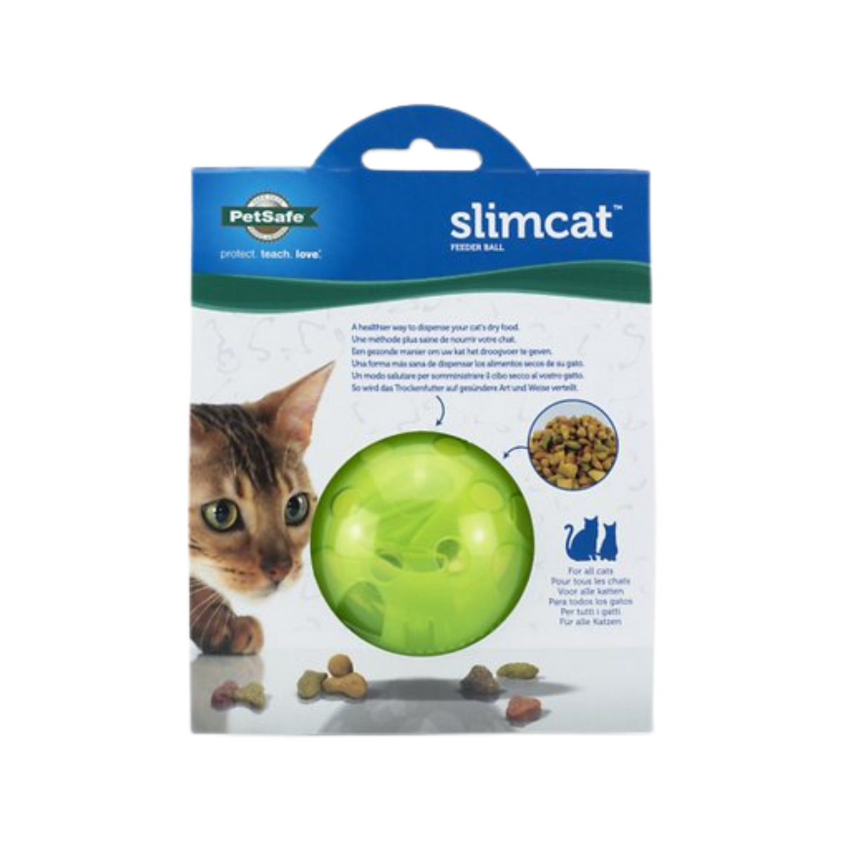 Petsafe Slimcat Feeder Ball, Blue