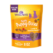 Wellness Soft Puppy Bites Lamb & Salmon Recipe Grain-Free Dog Treats 3 oz