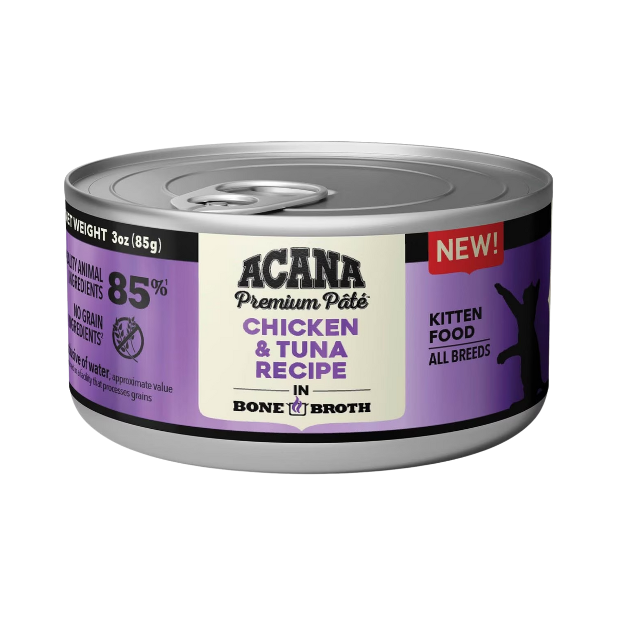 ACANA Premium Pate, Chicken & Tuna Recipe Wet Food for Kittens