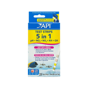 Api 5 in 1 Freshwater & Saltwater Aquarium Test Strips 25 ct