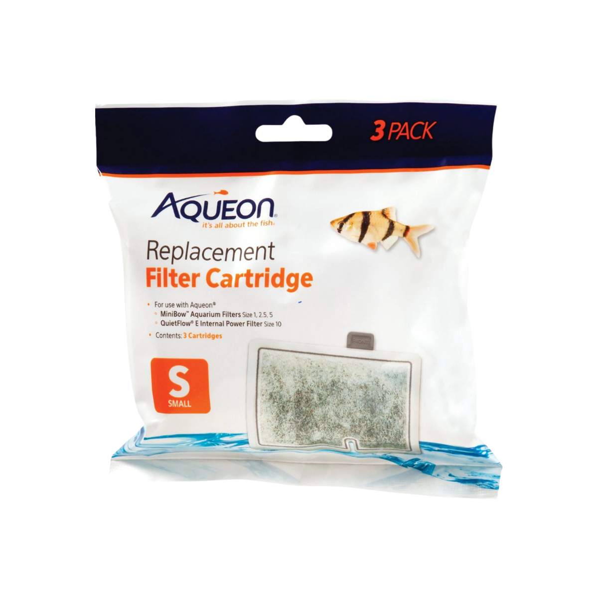 Aqueon Mini Bow Filter Cartridges 3 pk