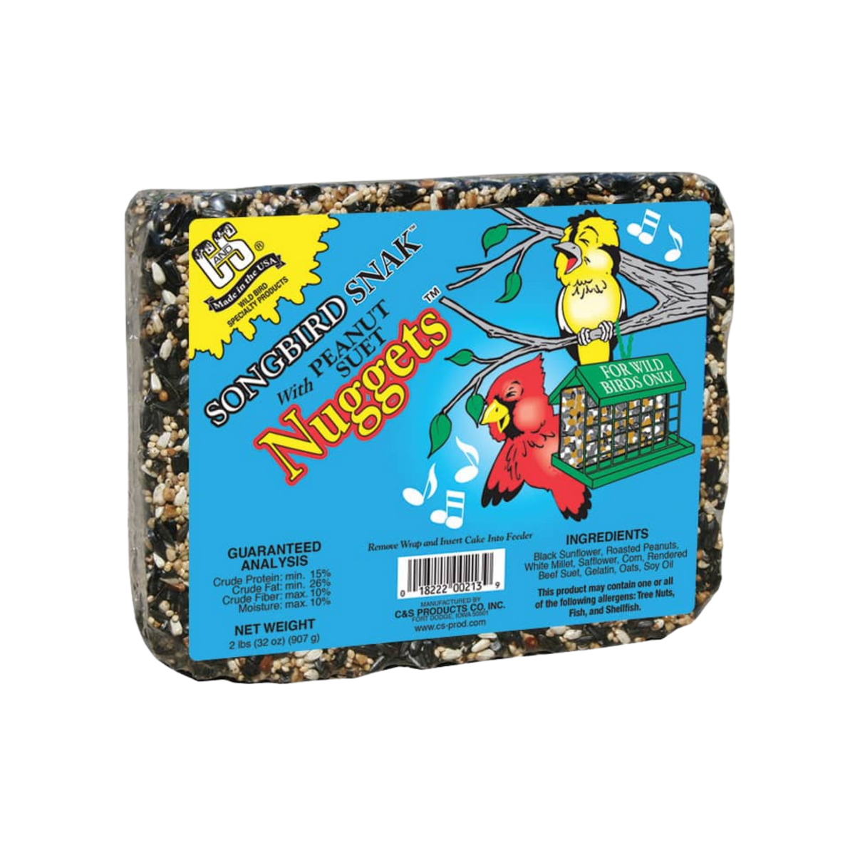 C & S Songbird Snak Block 2 lb