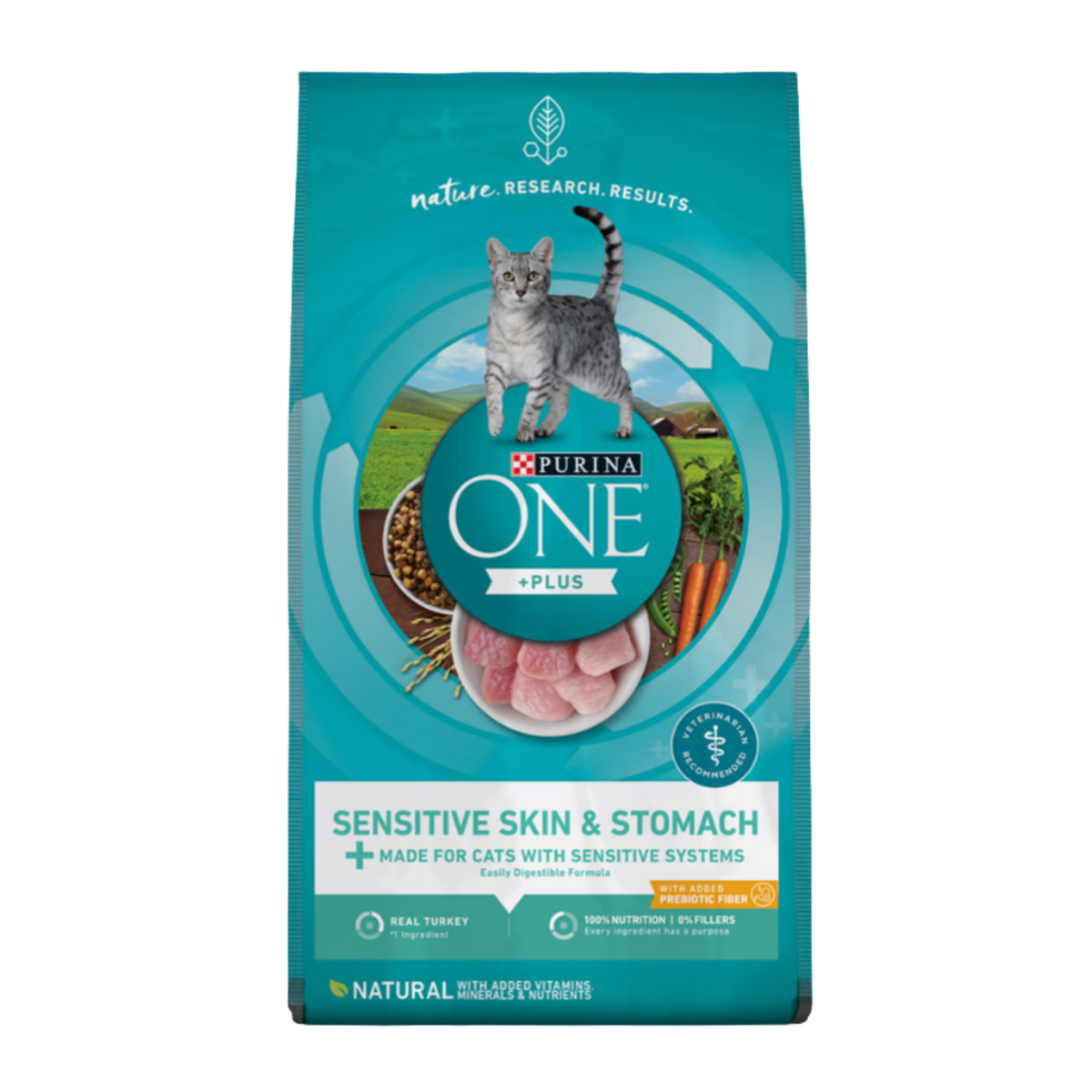 Purina ONE Sensitive Skin & Stomach Dry Cat Food