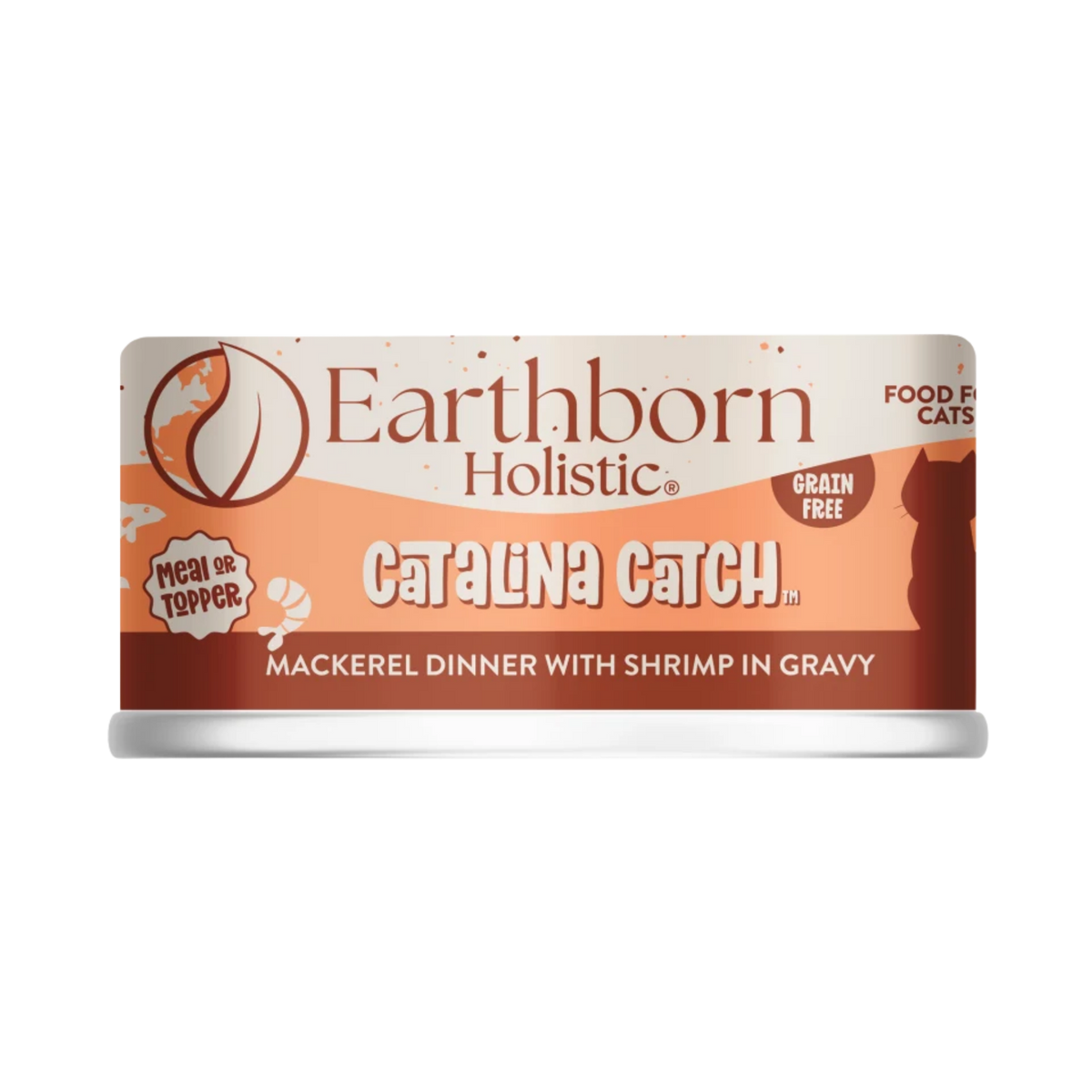 Earthborn Holistic Catalina Catch Mackerel Dinner With Shrimp Grain-Free Natural Canned Cat & Kitten Food