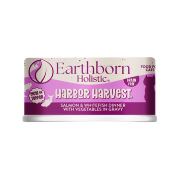 Harbor Harvest Salmon & Whitefish Dinner with Vegetable in Gravy Grain-Free Canned Cat & Kitten Food