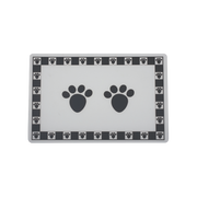 Petrageous Designs Pawprint Plastic Pet Placemat