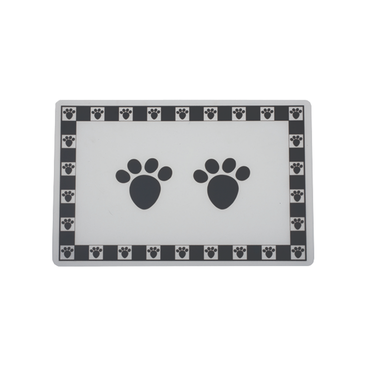 Petrageous Designs Pawprint Plastic Pet Placemat