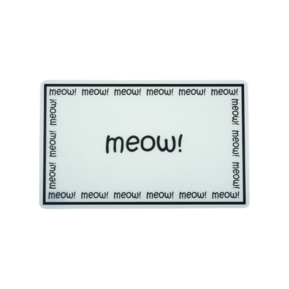 Petrageous Designs "Meow!" Plastic Pet Placemat