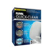 Fluval Quick-Clear Water Polishing Filter Media Fits 106/206 107/207 3 pk