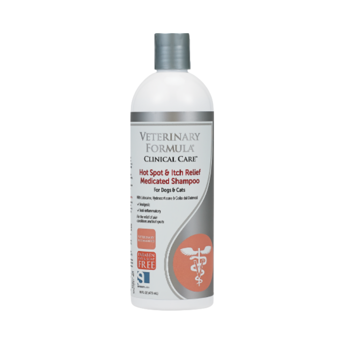 Synergy Veterinary Formula Clinical Care Hot Spot & Itch Relief Shampoo 16 oz
