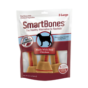Smartbones Rawhide-Free With Real Chicken Large Bones For Dogs 3 ct