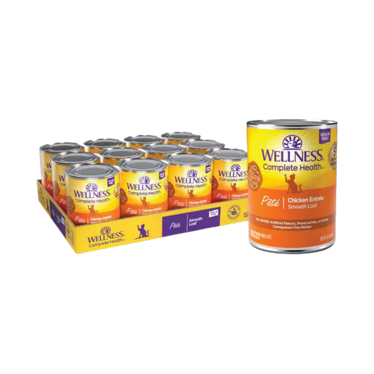 Wellness Complete Health Chicken Pate Entree Grain-Free Canned Cat Food