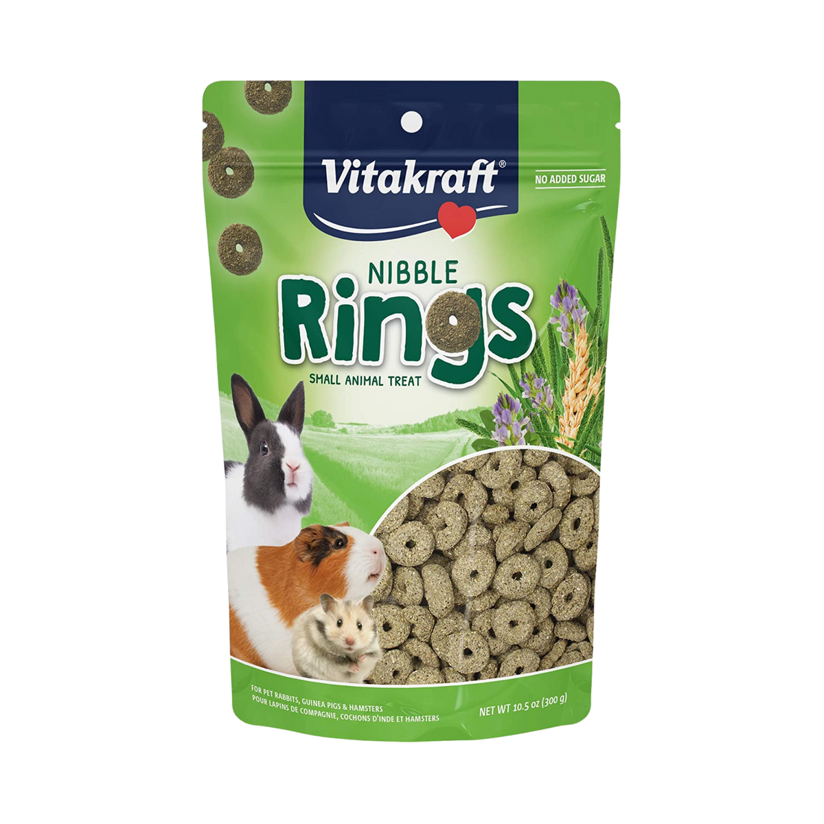 Vitakraft Nibble Rings Crunchy Small Animal Treats 10.6 oz