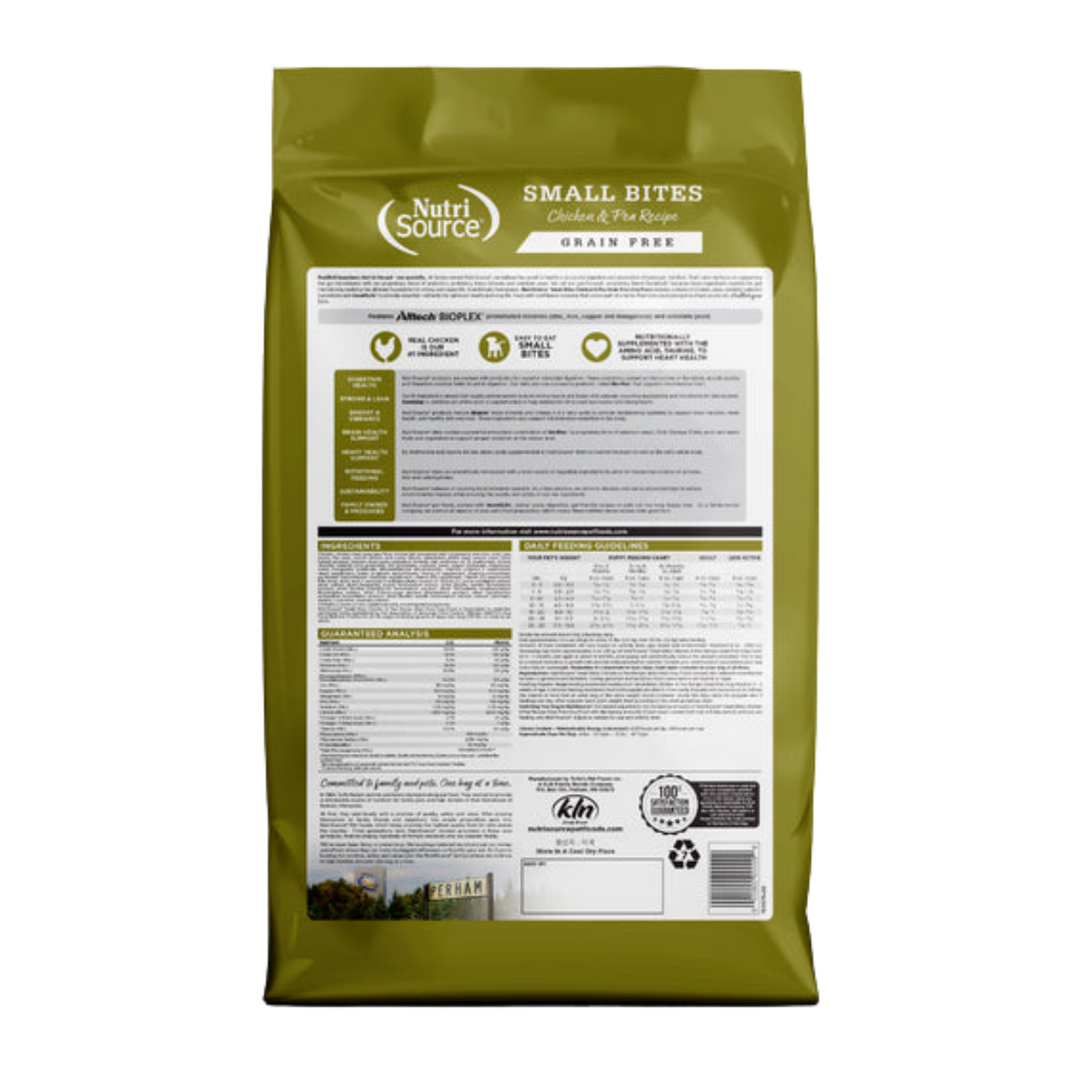 Nutrisource Grain-Free Chicken Pea Dry Dog Food 26 lb