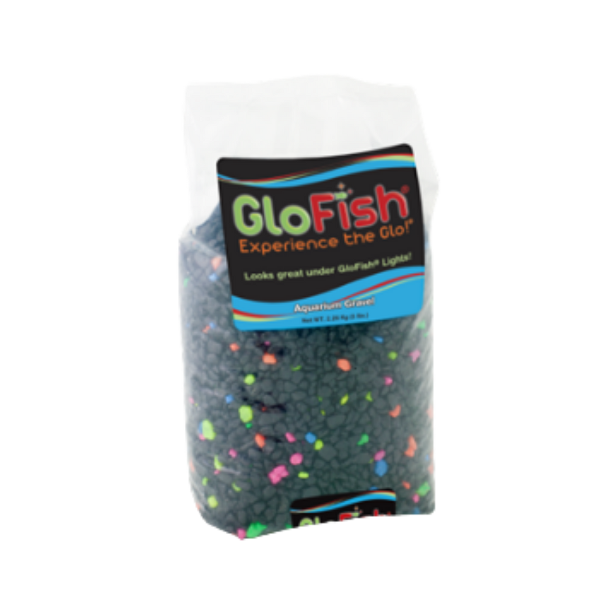 Tetra GloFish Gravel Black with Fluorescent Accents 5 lb