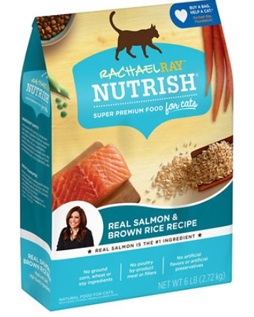 Real Salmon & Brown Rice Recipe Adult Dry Cat Food