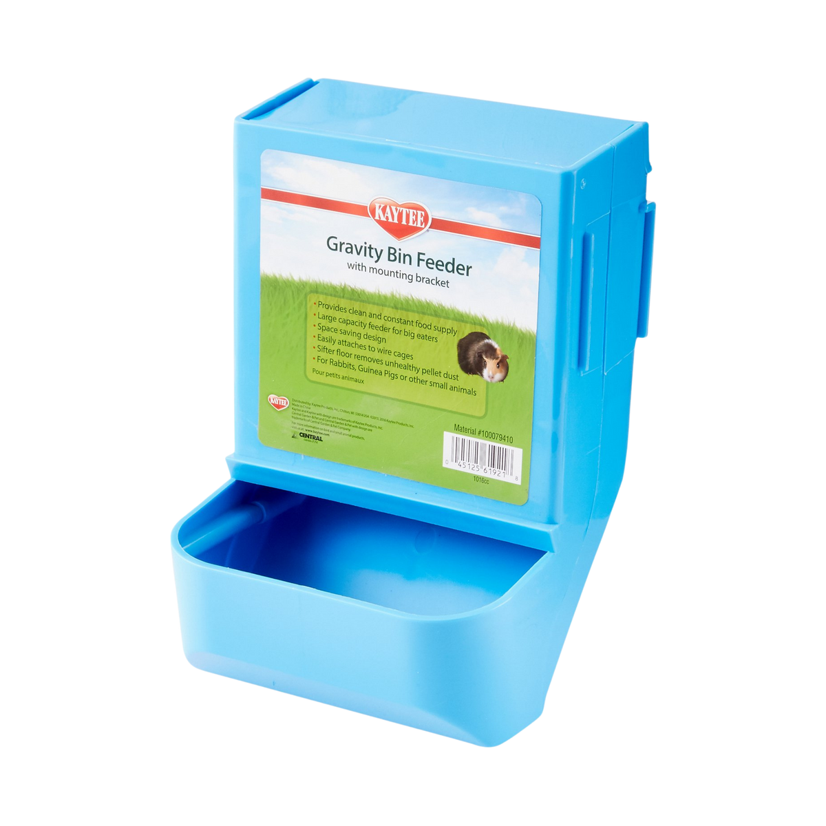 Kaytee Gravity Bin Feeder With Bracket, Assorted Colors