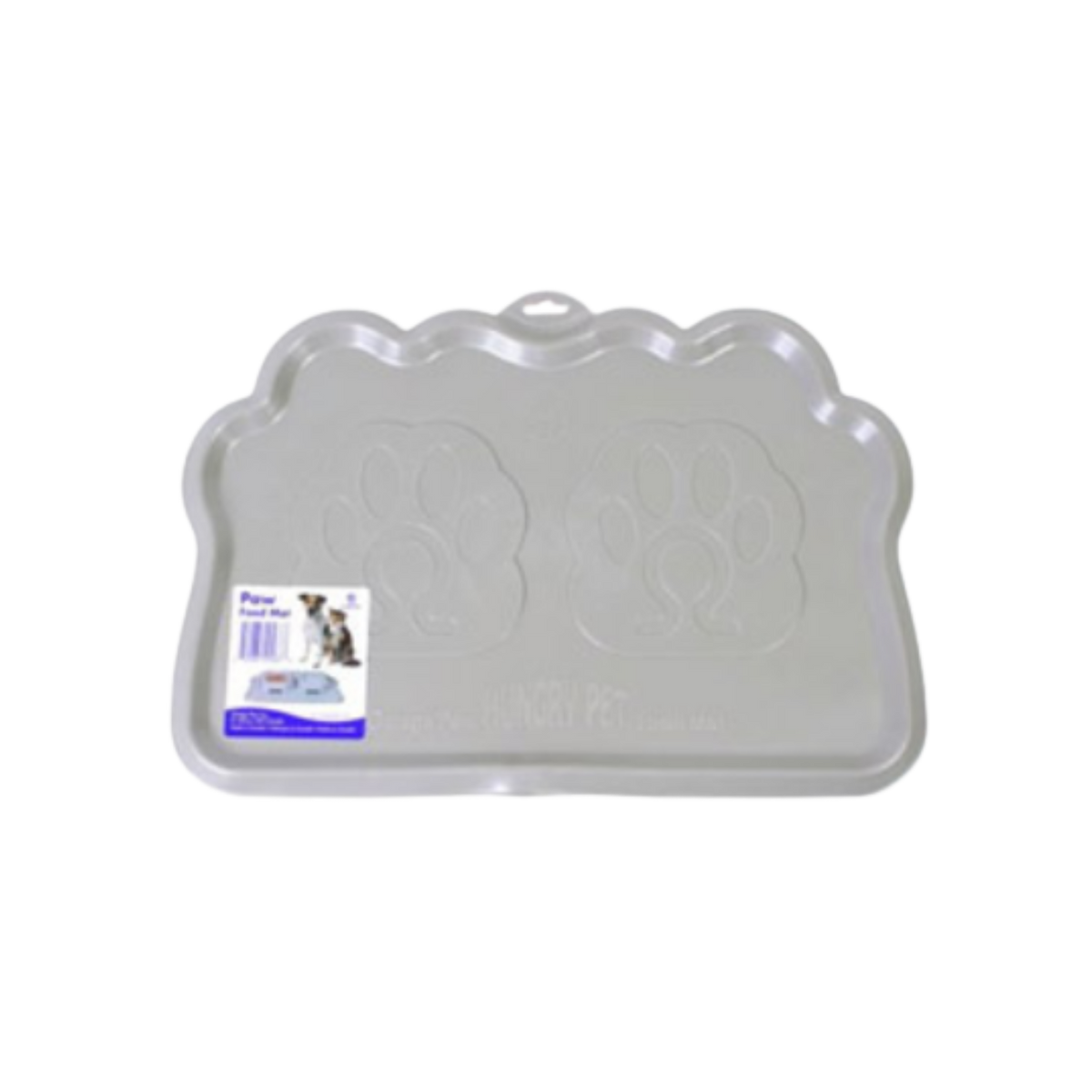 Omega Paw Hungry Pet Pawprint-Shaped Feeding Mat