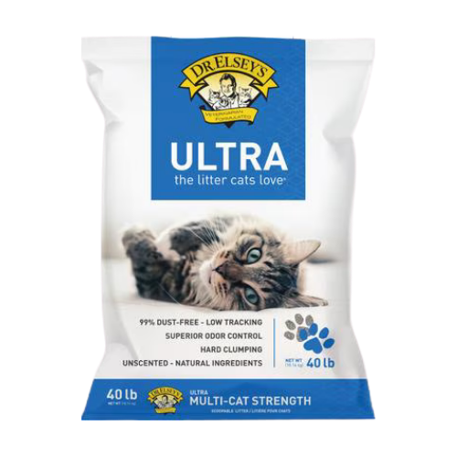 Precious Cat Ultra Unscented Clumping Clay Cat Litter