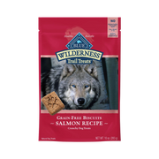 Blue Buffalo Wilderness Grain-Free Salmon Recipe Dog Biscuits 10 oz