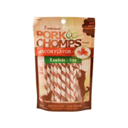 Scott Pet Pork Chomps Bacon Flavor Twists Rawhide-Free Mini Dog Chews 30 ct