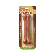 Scott Pet Pork Chomps Pressed Roasted Porkskin Rawhide-Free Bone 7 in