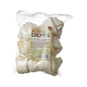 Scott Pet Pork Chomps 6-7 in Natural Pork Skin Knotz Dog Bones 6 ct