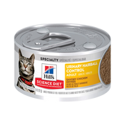Hill's Science Diet Adult Urinary Hairball Control Savory Chicken Entree Canned Cat